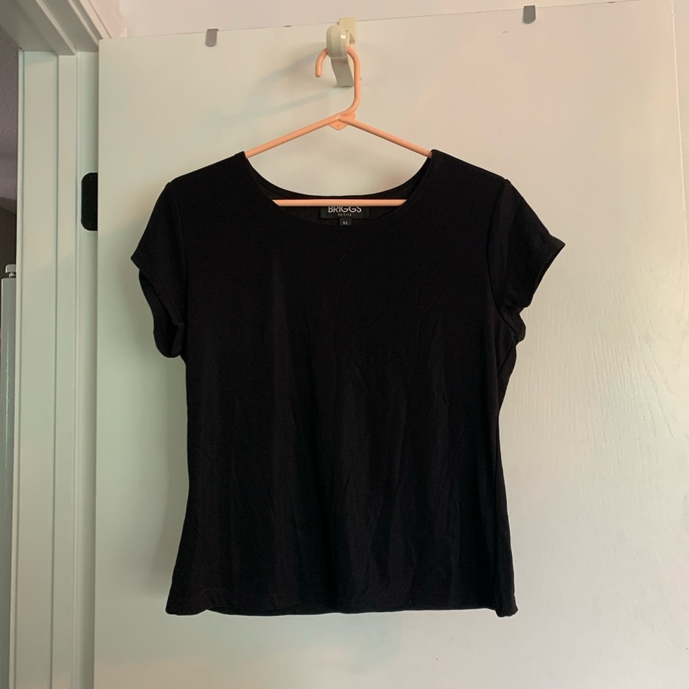 Briggs black shirt sleeve tee shirt